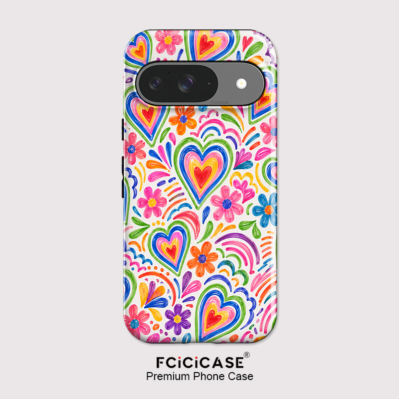 Google Pixel 9 - Fcicicase For Pixel 10A Love Heart