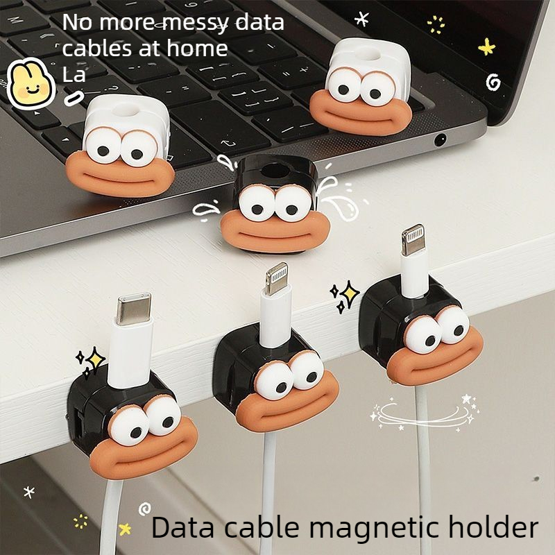 Magnetic Charging Cable - 1/5/10pcs Magnetic Cable Clips Desk Cable
