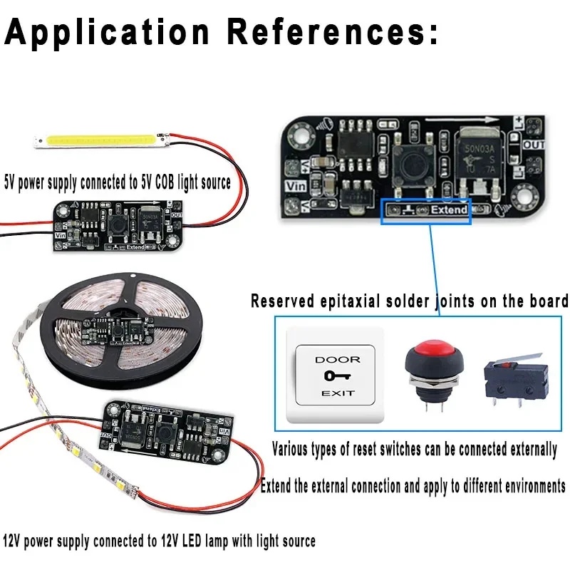 Electronics & Gadgets Starting With V - Micro Button Dimming Board Key Module