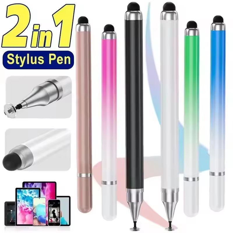 Mobile Electronics Gadgets - 2 in 1 Universal Stylus Pen