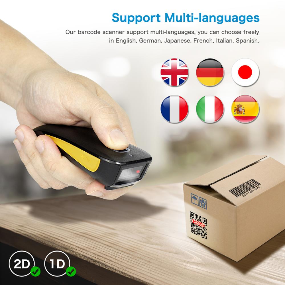 NETUM C750 Bluetooth 2D Barcod - Barcode Scanner Wireless recension och pris
