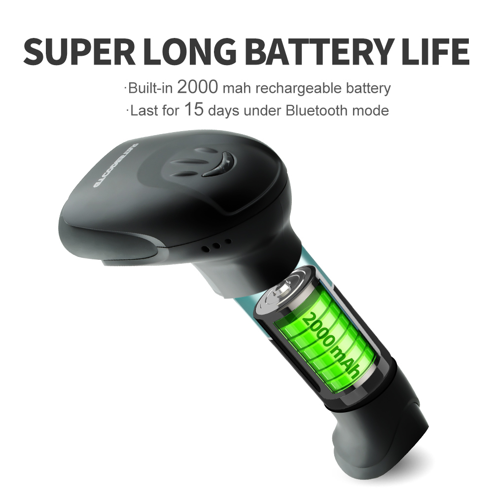 GTCODESTAR X-9701C Handheld Wi - Barcode Scanner Wireless recension och pris