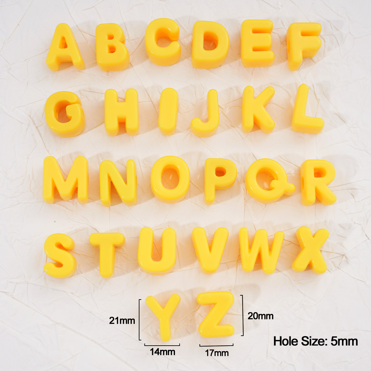 2/20pcs Yellow Acrylic Large H - Mobile Electronics Gadgets recension och pris