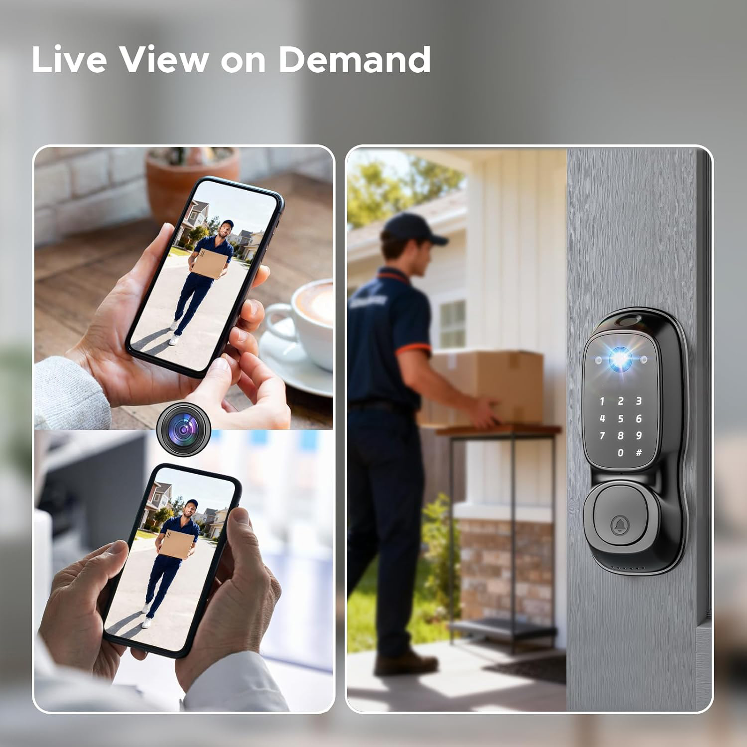Tuya Wifi Smart Door Lock ‎Cam - Electronics & Gadgets Starting With V recension och pris