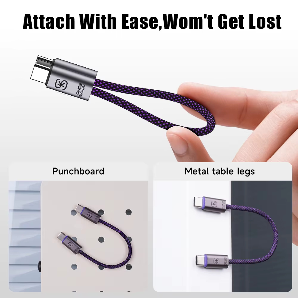 240W Magnetic Short Cable 0.16 - Magnetic Charging Cable recension och pris