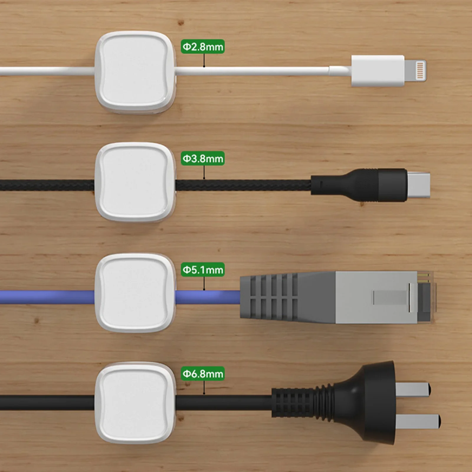 24/6PCS Magnetic Cable Organis - Magnetic Charging Cable recension och pris