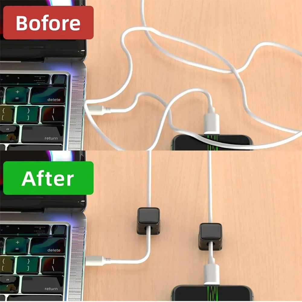 Magnetic Cable Clip Organizer  - Magnetic Charging Cable recension och pris