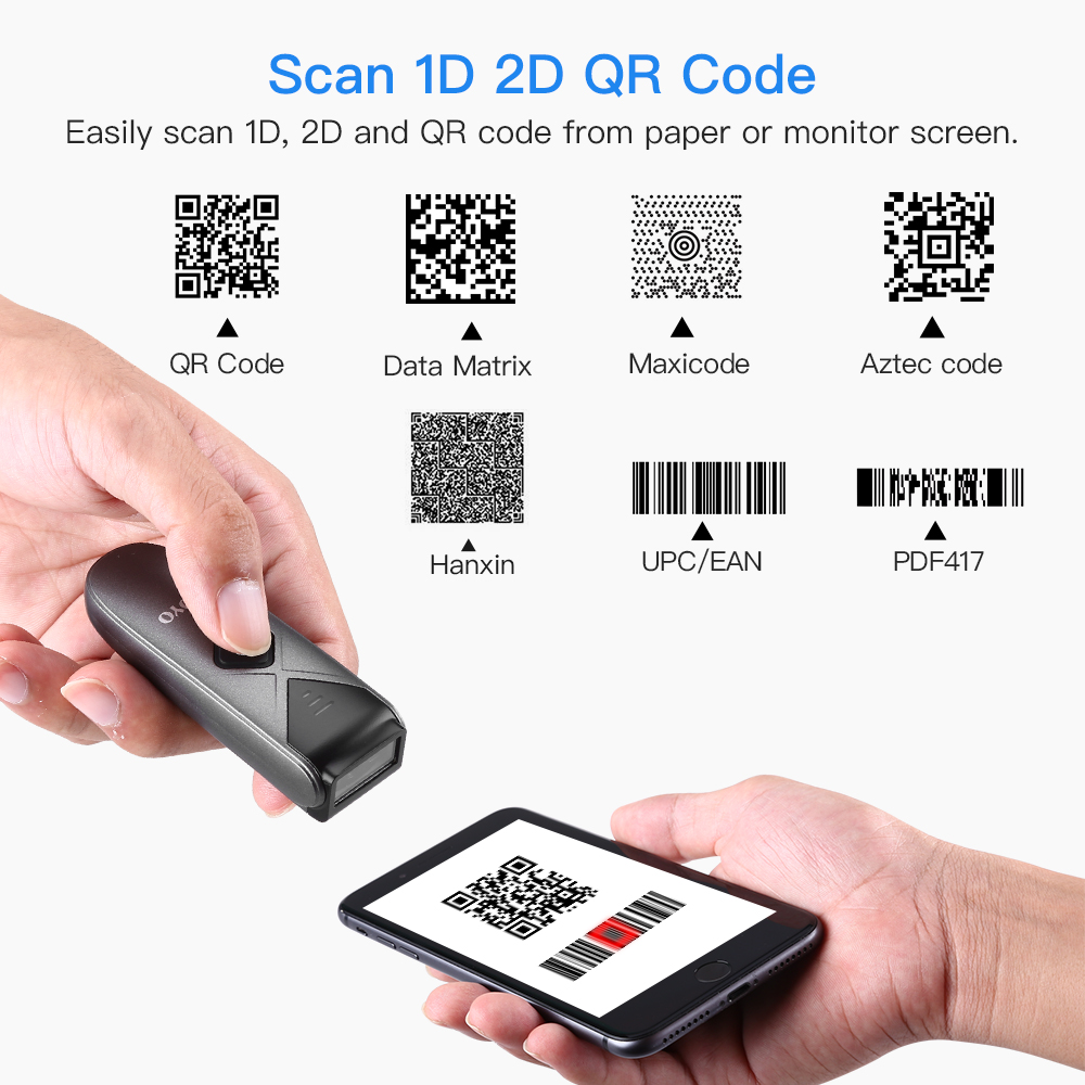 Eyoyo 2D Barcode Scanner USB W - Barcode Scanner Wireless recension och pris